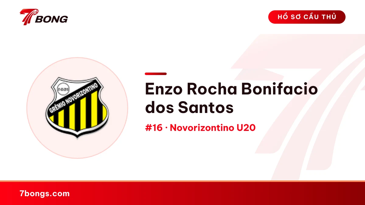 Enzo Rocha Bonifacio dos Santos — Novorizontino U20