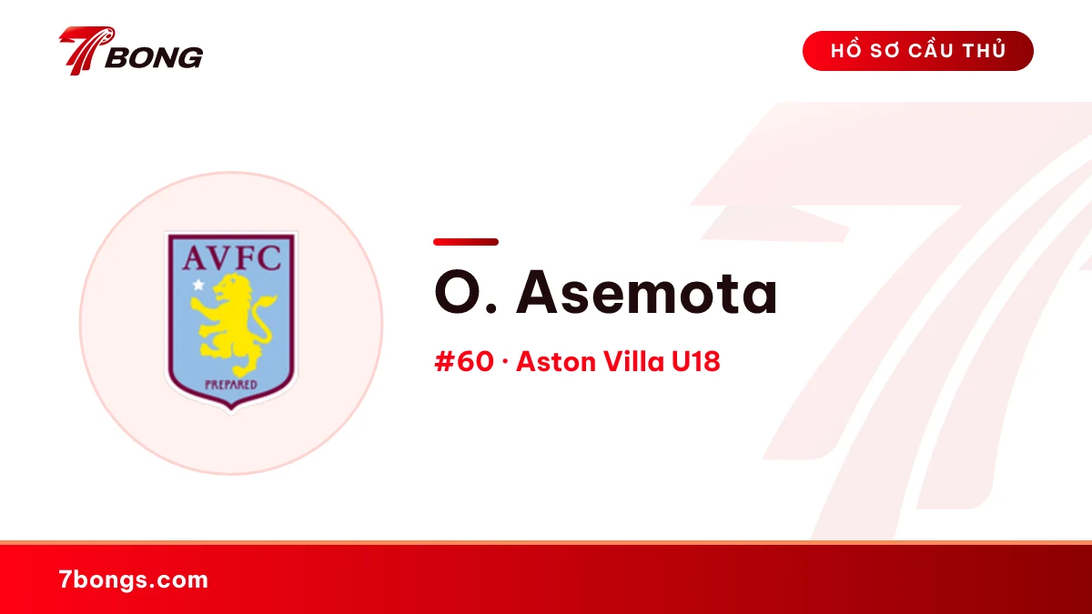 O. Asemota — Aston Villa U18