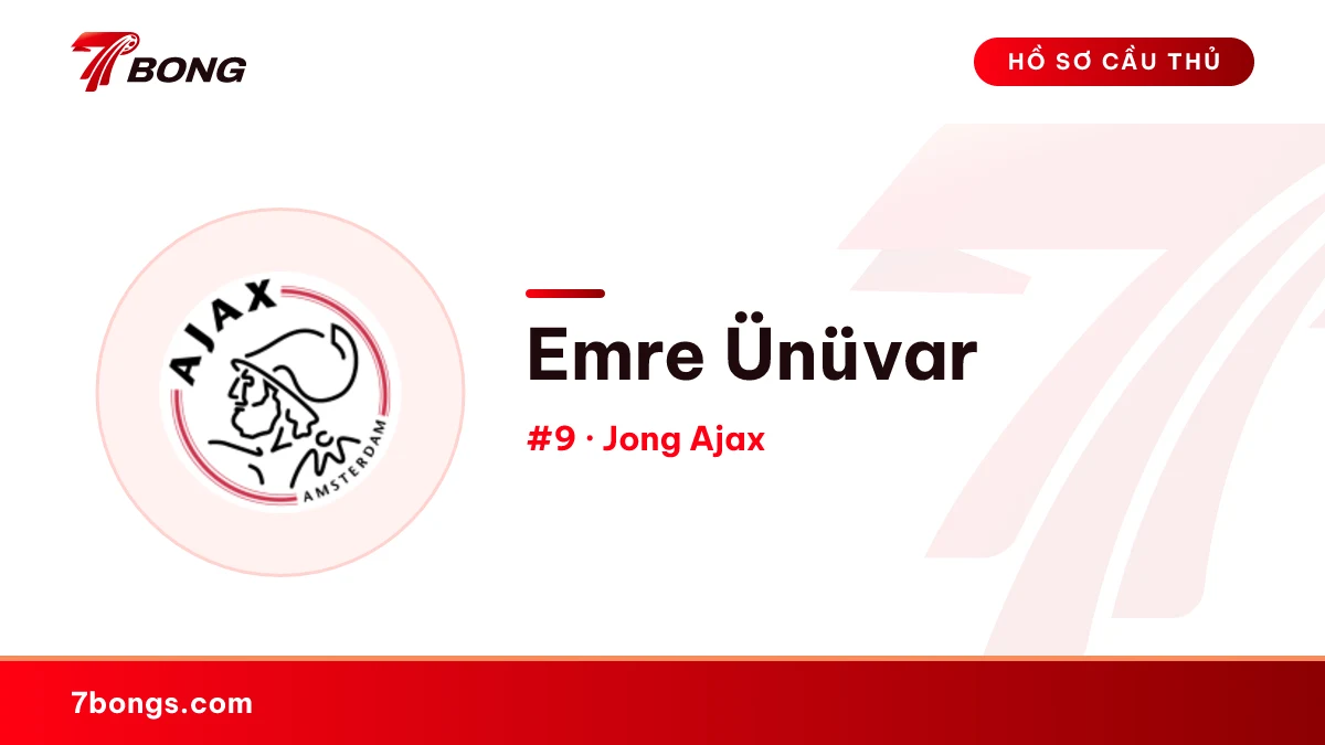 Emre Ünüvar — Jong Ajax