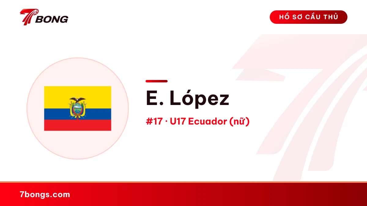 E. López — U17 Ecuador (nữ)
