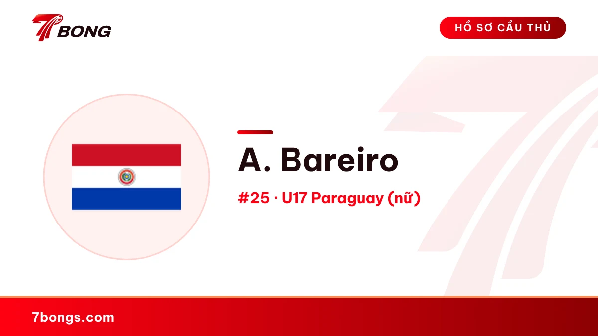 A. Bareiro — U17 Paraguay (nữ)