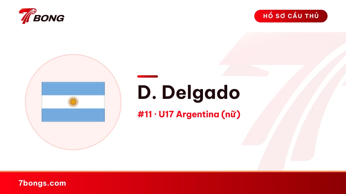 D. Delgado — U17 Argentina (nữ)