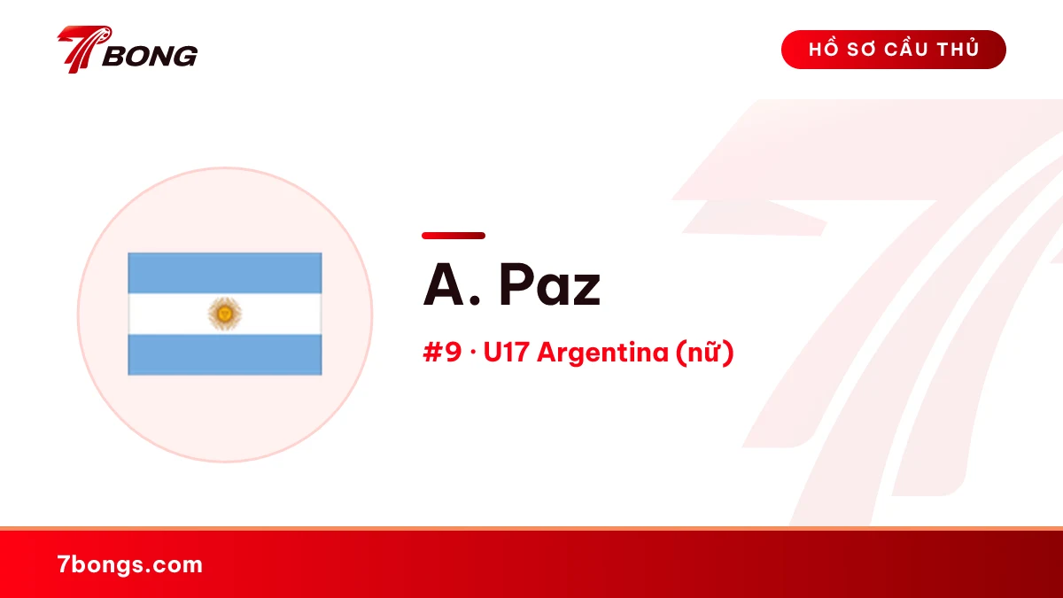 A. Paz — U17 Argentina (nữ)