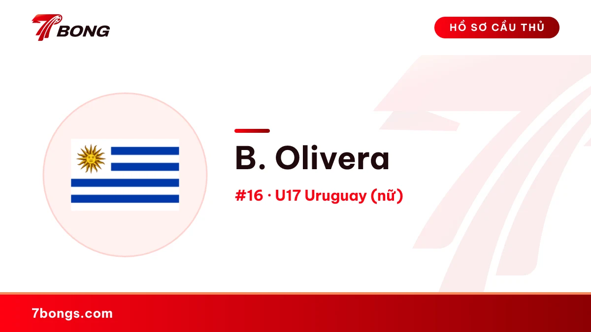 B. Olivera — U17 Uruguay (nữ)