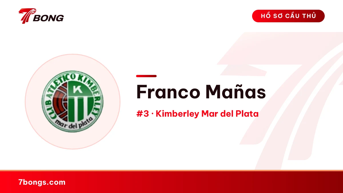 Franco Mañas — Kimberley Mar del Plata