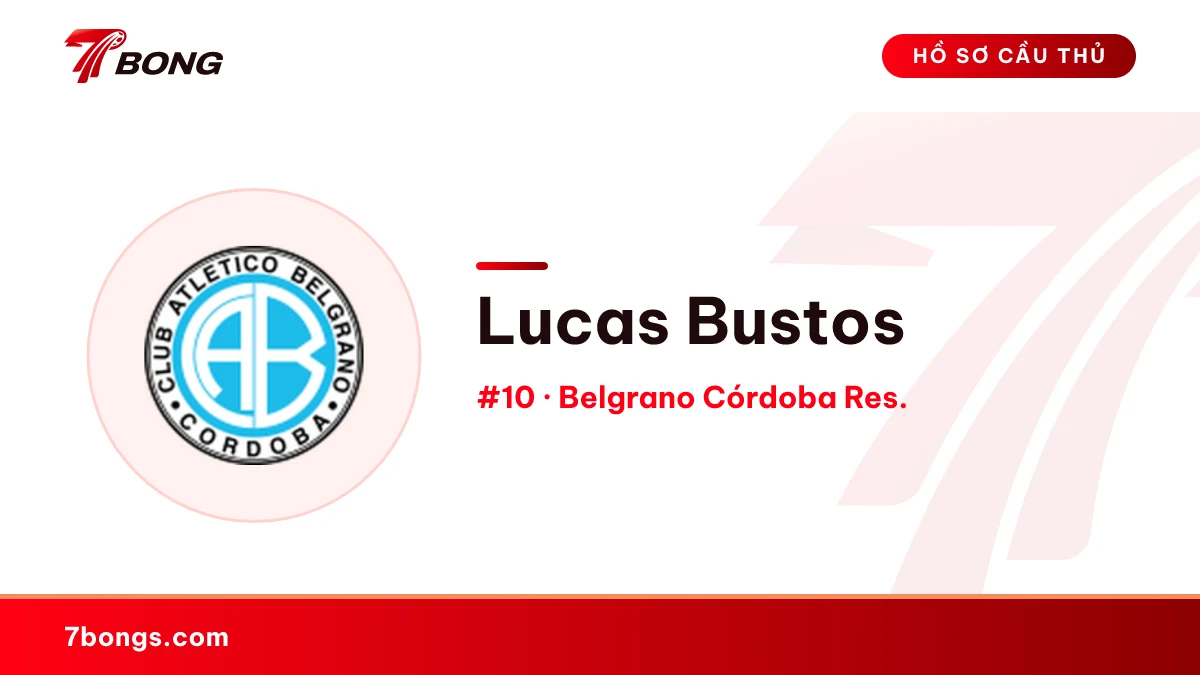 Lucas Bustos — Belgrano Córdoba Res.