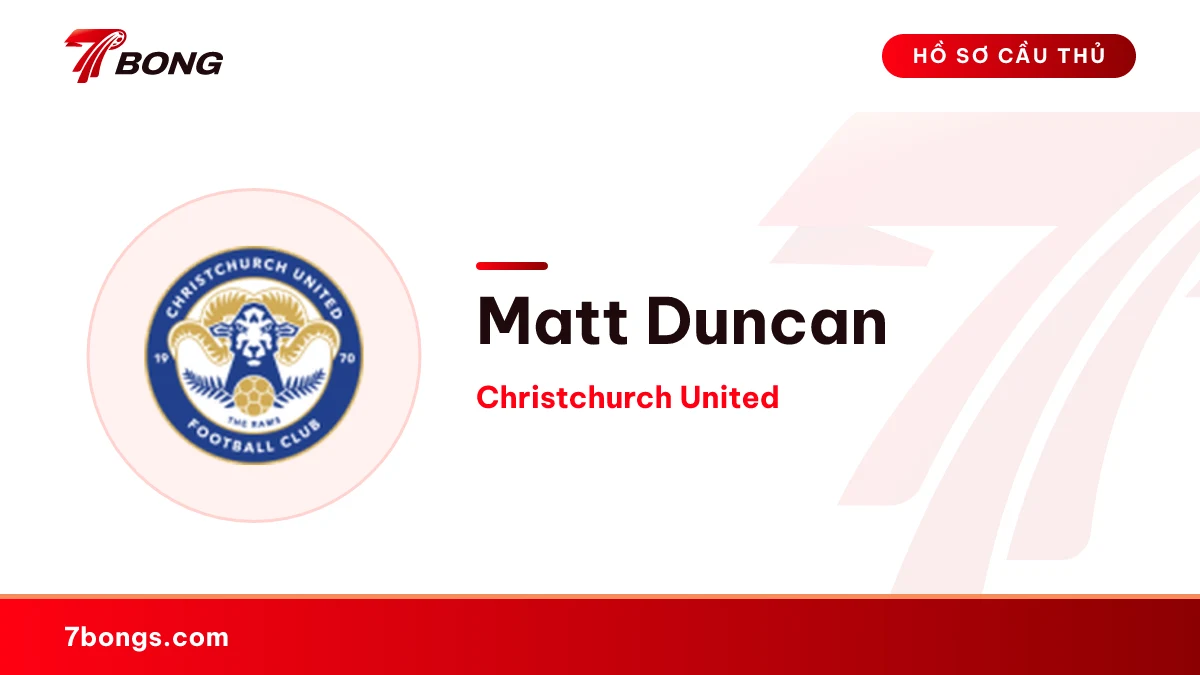 Matt Duncan — Christchurch United