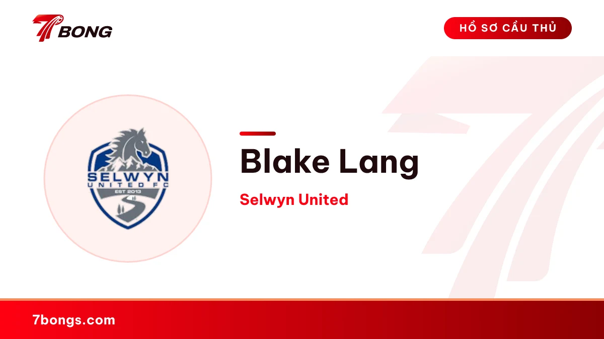 Blake Lang — Selwyn United