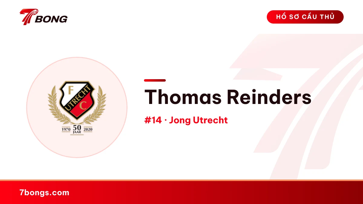 Thomas Reinders — Jong Utrecht