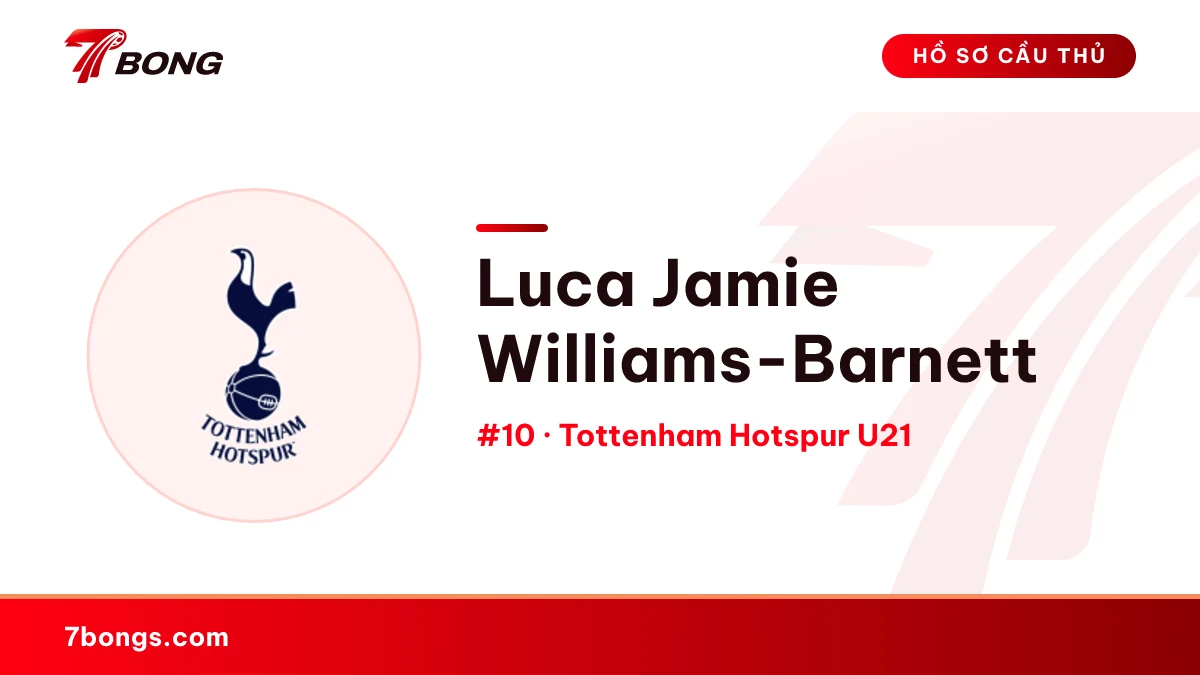 Luca Jamie Williams-Barnett — Tottenham Hotspur U21