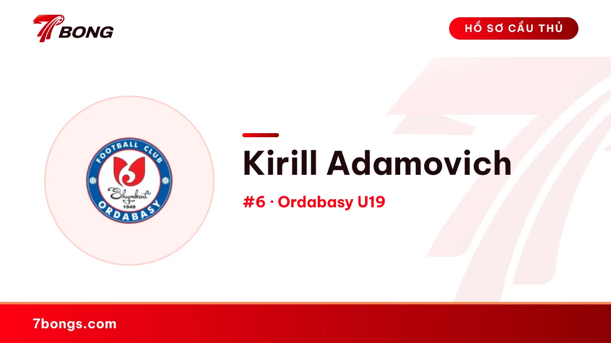 Kirill Adamovich — Ordabasy U19