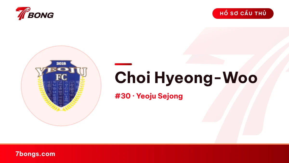 Choi Hyeong-Woo — Yeoju Sejong