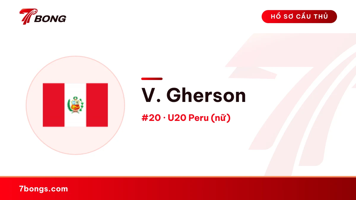 V. Gherson — U20 Peru (nữ)