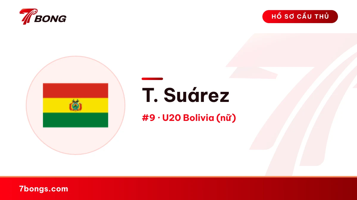 T. Suárez — U20 Bolivia (nữ)