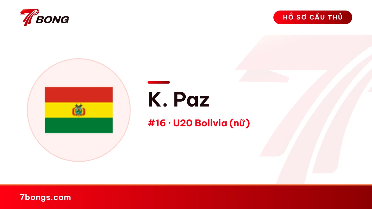 K. Paz — U20 Bolivia (nữ)