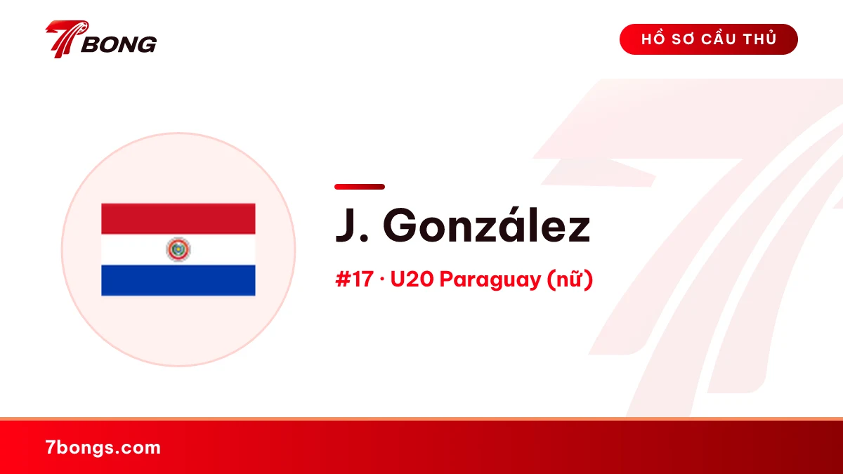 J. González — U20 Paraguay (nữ)