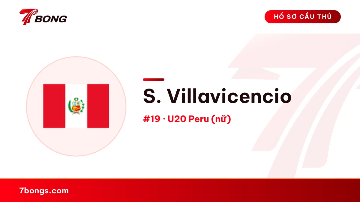 S. Villavicencio — U20 Peru (nữ)