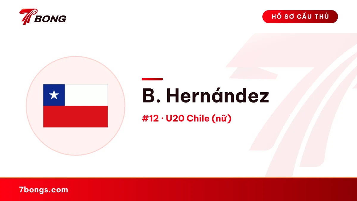 B. Hernández — U20 Chile (nữ)