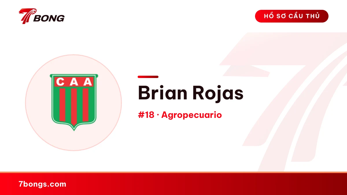 Brian Rojas — Agropecuario