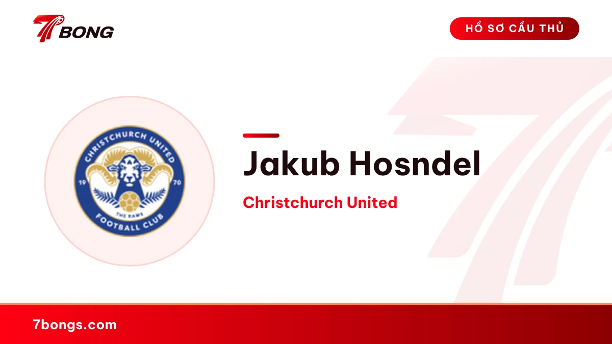 Jakub Hosndel — Christchurch United