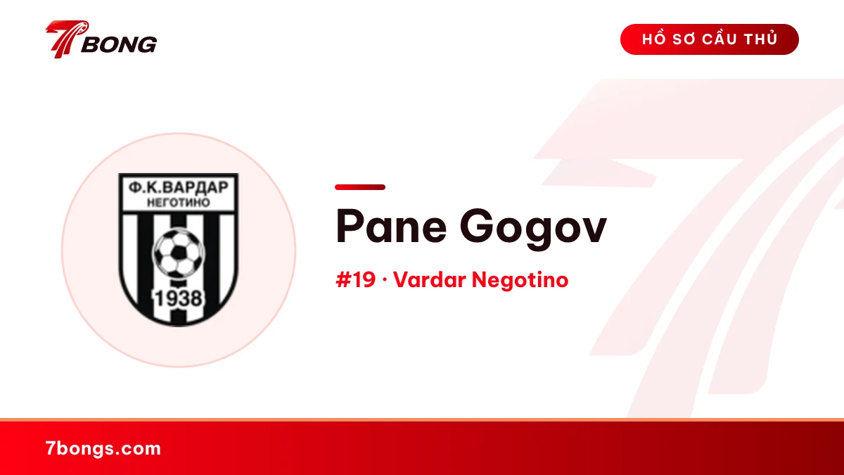 Pane Gogov — Vardar Negotino