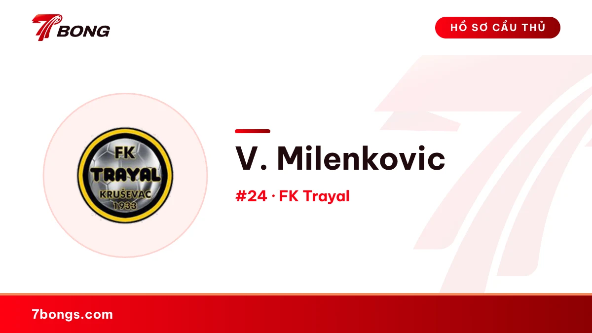 V. Milenkovic — FK Trayal