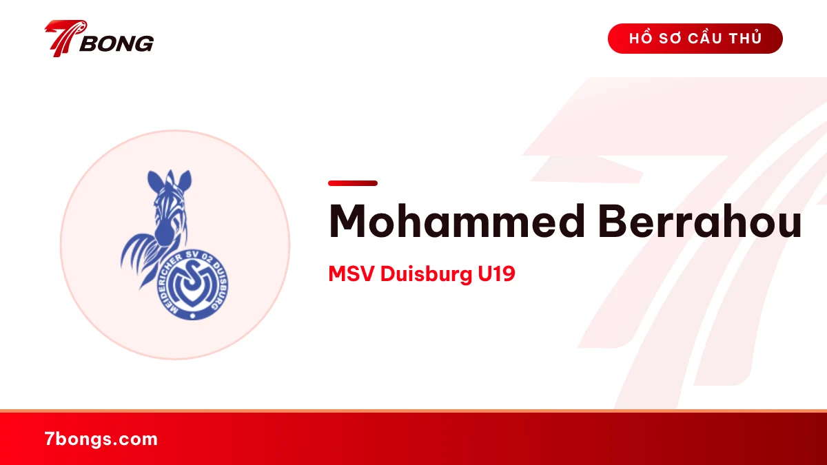 Mohammed Berrahou — MSV Duisburg U19