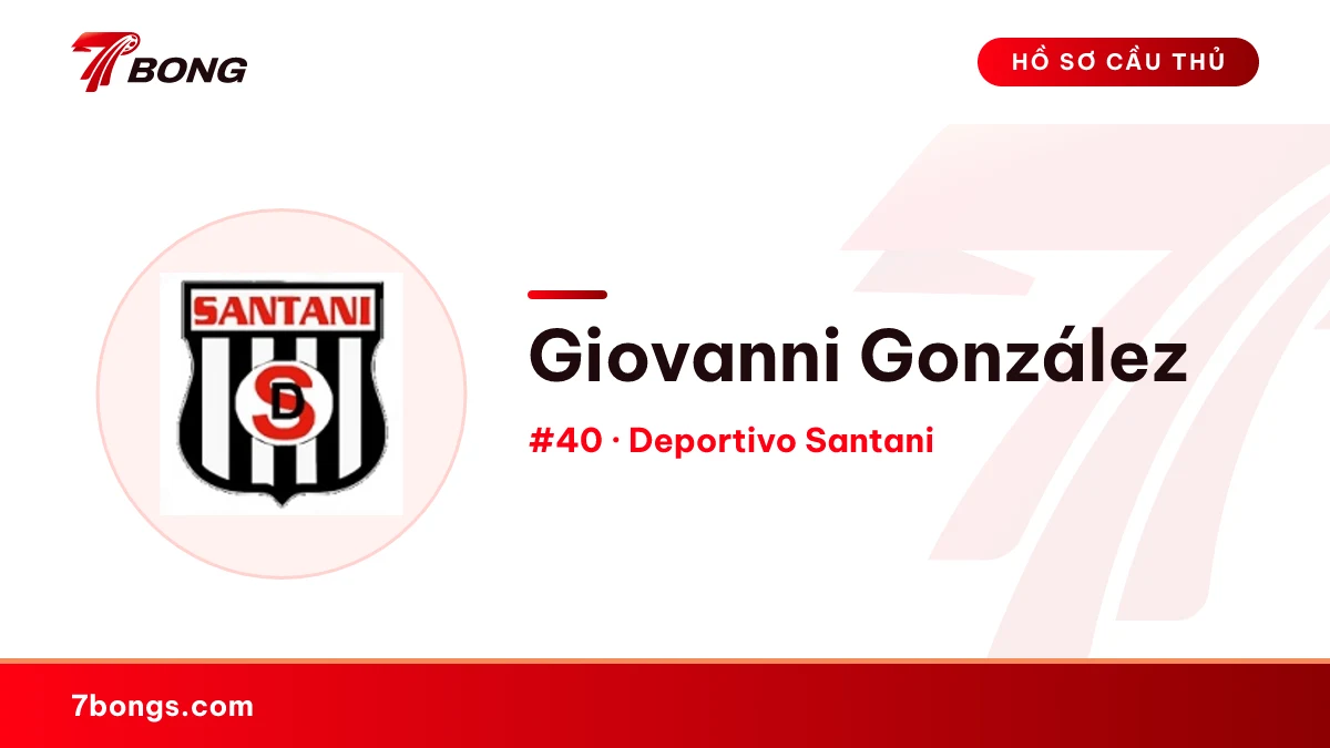 Giovanni González — Deportivo Santani