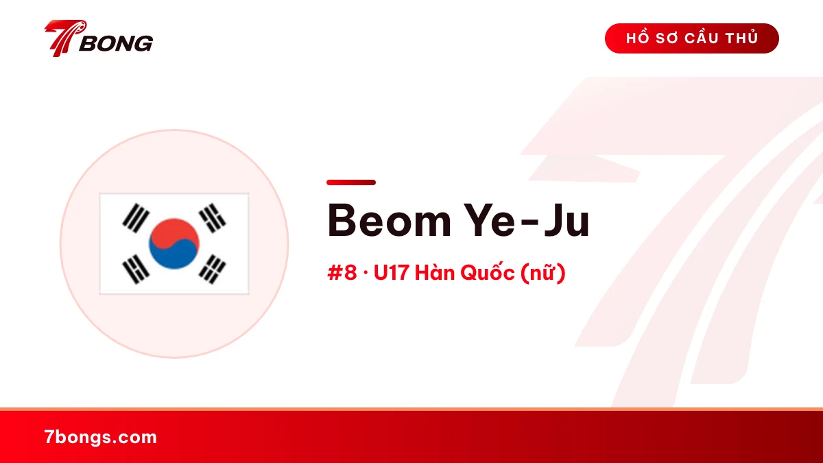 Beom Ye-Ju — U17 Hàn Quốc (nữ)