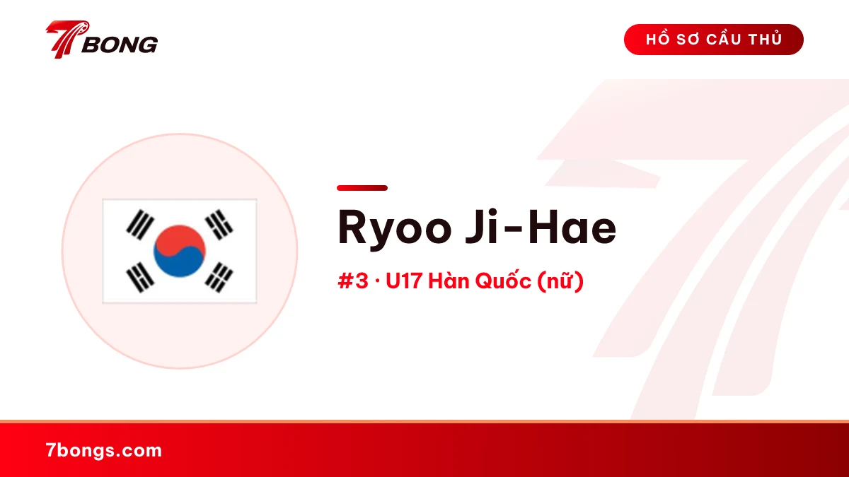 Ryoo Ji-Hae — U17 Hàn Quốc (nữ)