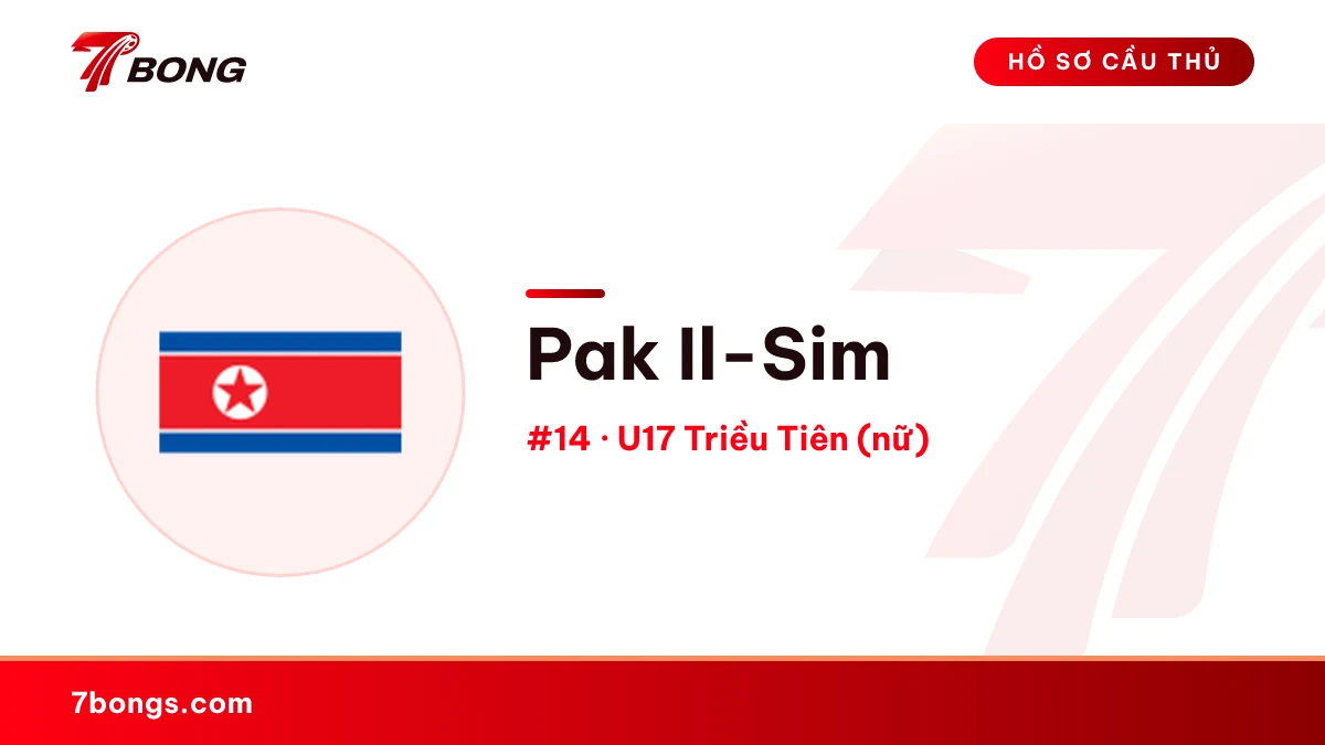 Pak Il-Sim — U17 Triều Tiên (nữ)