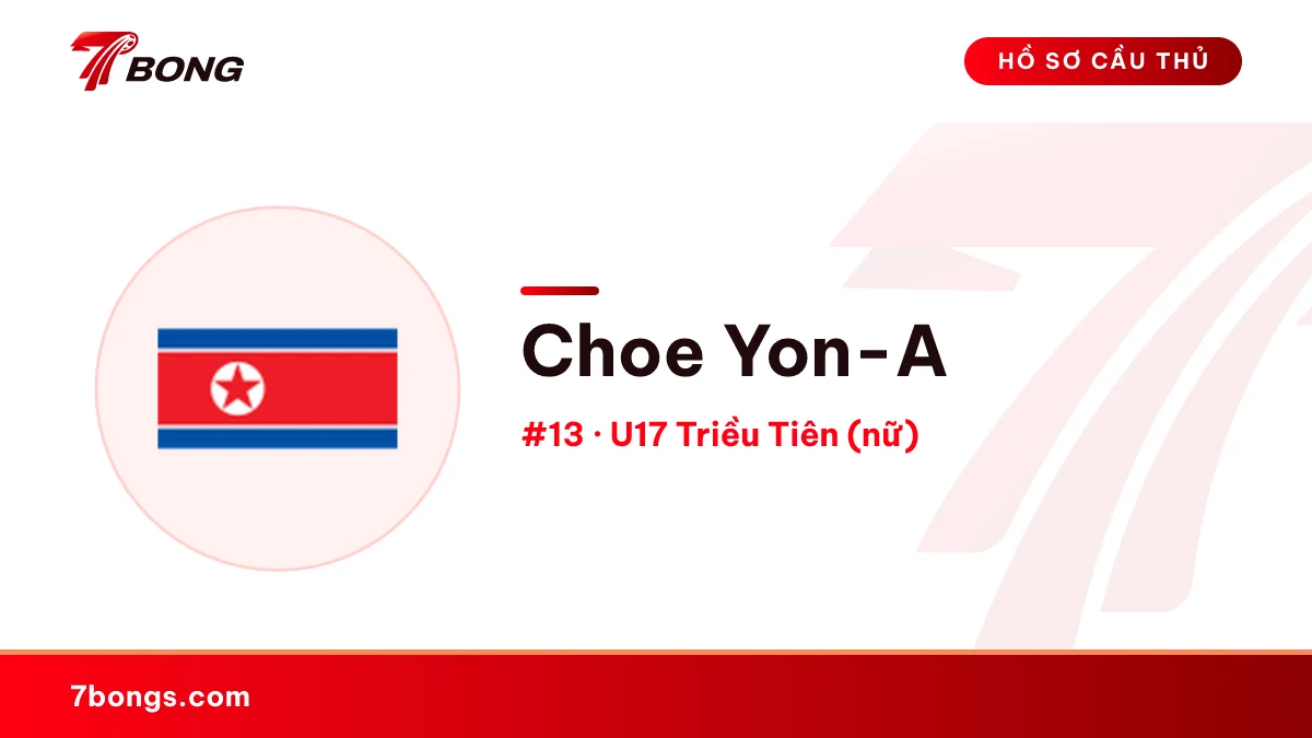 Choe Yon-A — U17 Triều Tiên (nữ)