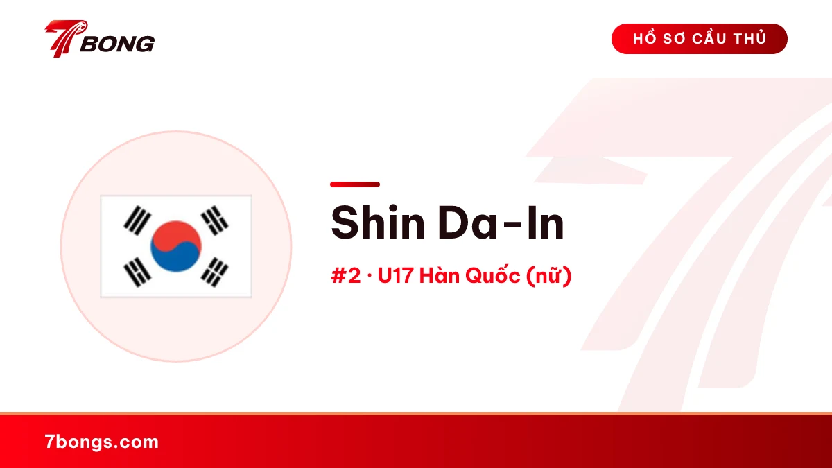 Shin Da-In — U17 Hàn Quốc (nữ)