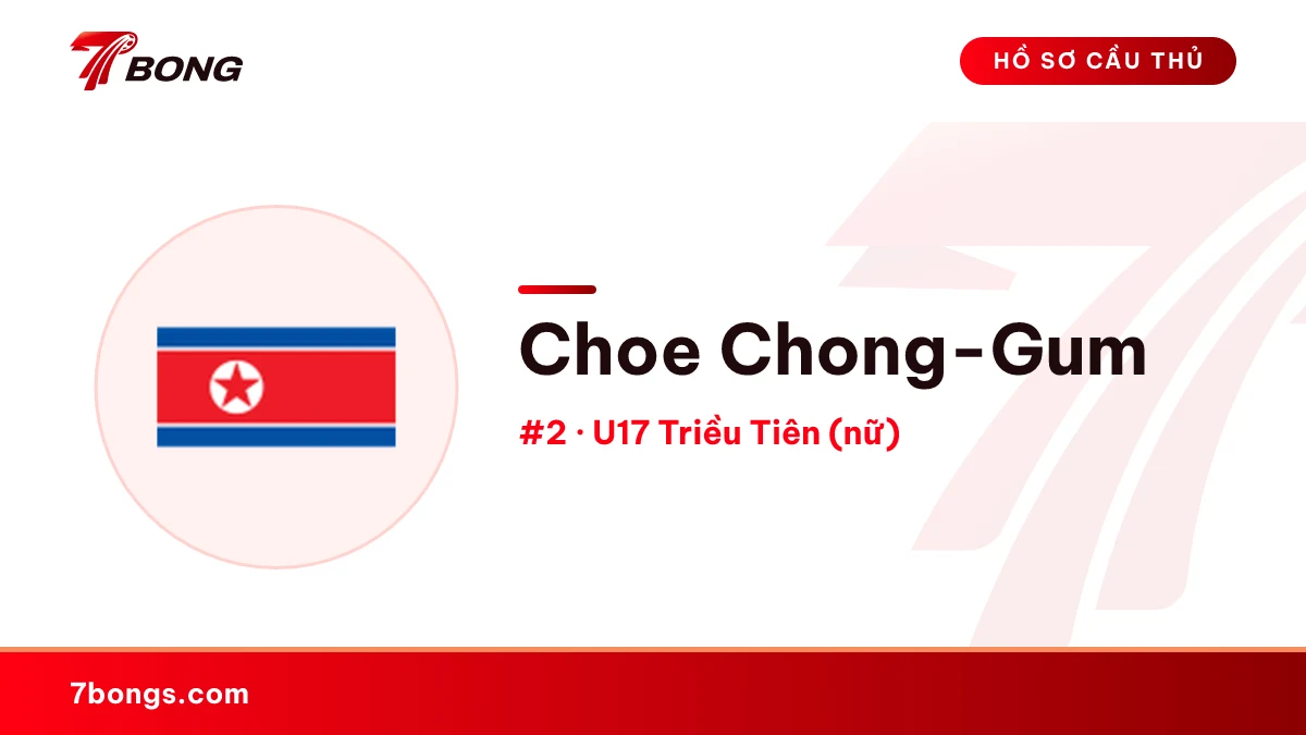 Choe Chong-Gum — U17 Triều Tiên (nữ)