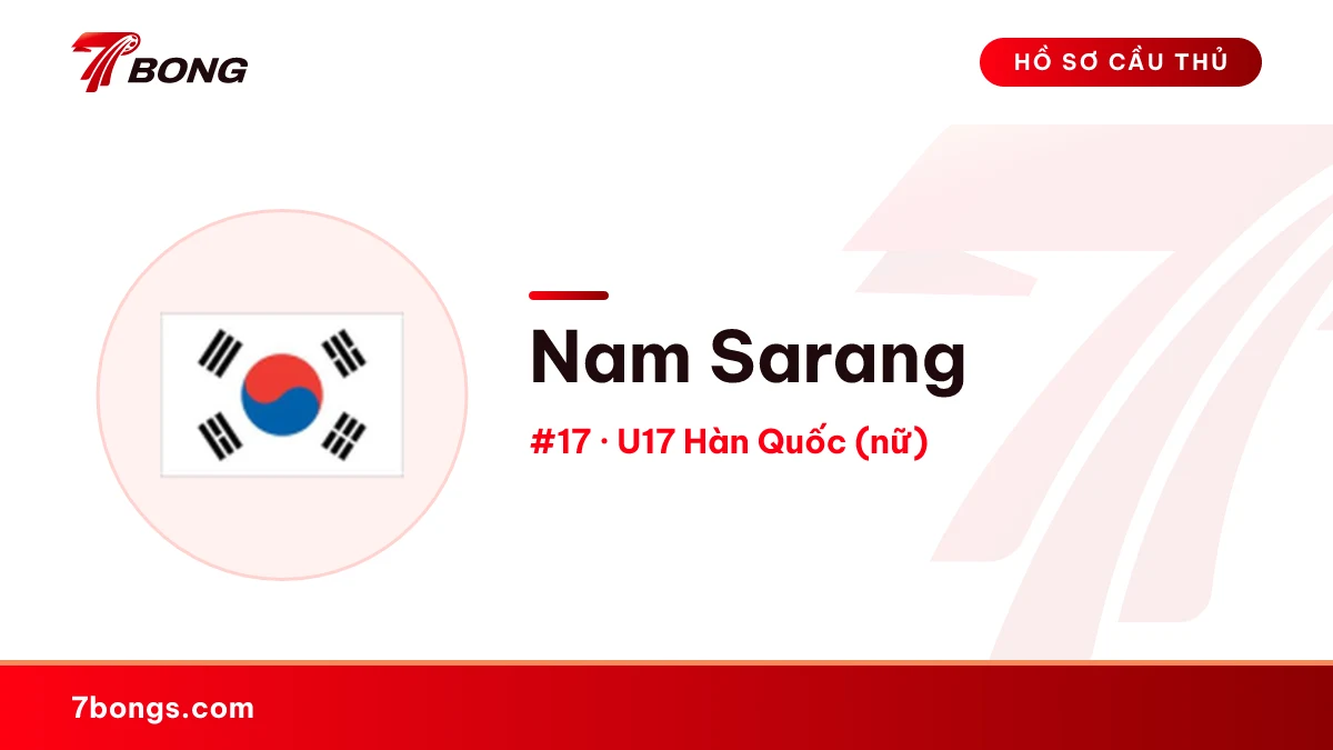 Nam Sarang — U17 Hàn Quốc (nữ)