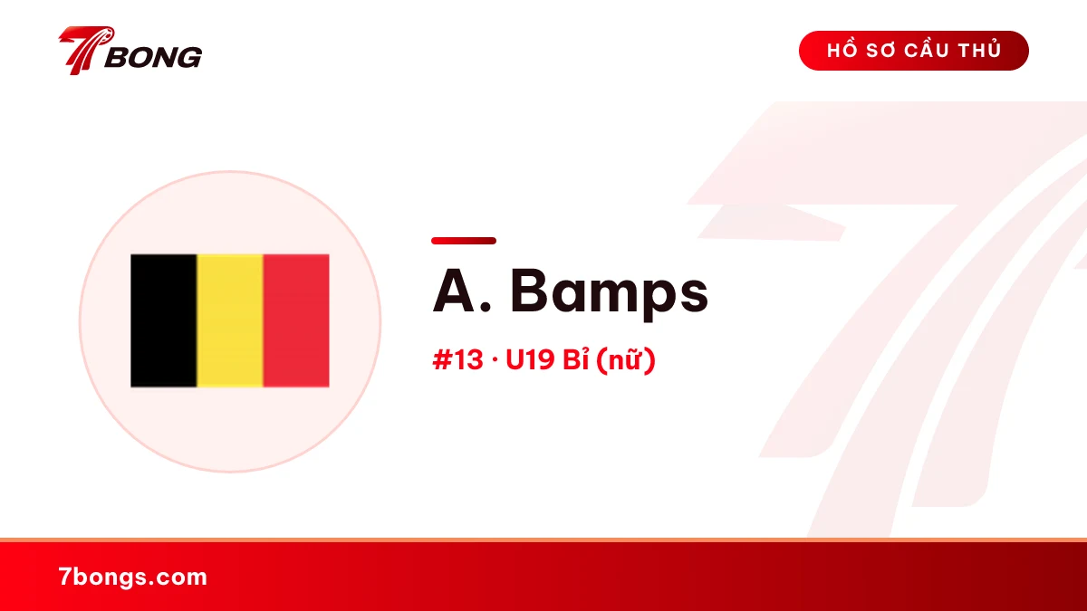 A. Bamps — U19 Bỉ (nữ)