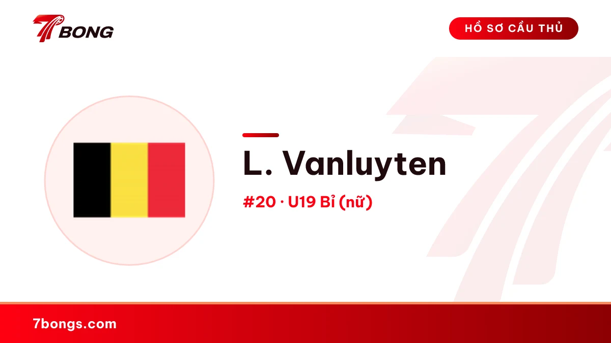 L. Vanluyten — U19 Bỉ (nữ)