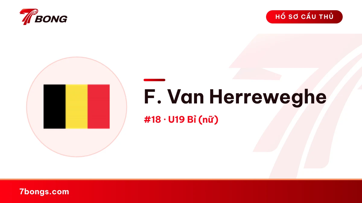 F. Van Herreweghe — U19 Bỉ (nữ)