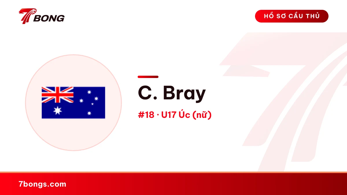 C. Bray — U17 Úc (nữ)