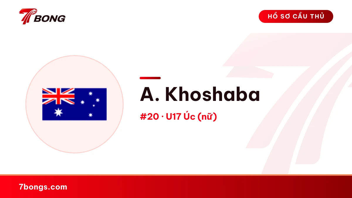 A. Khoshaba — U17 Úc (nữ)