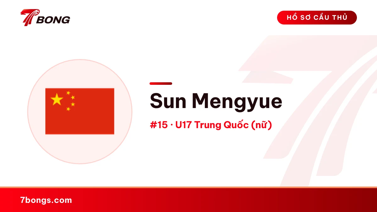 Sun Mengyue — U17 Trung Quốc (nữ)