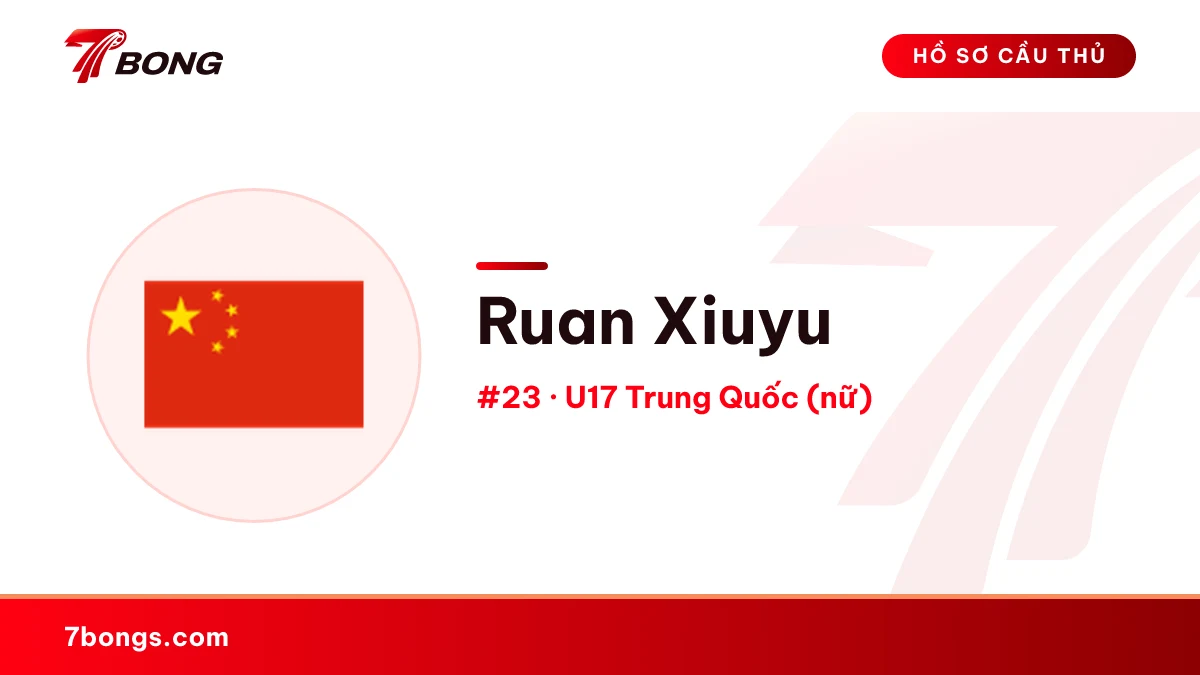 Ruan Xiuyu — U17 Trung Quốc (nữ)