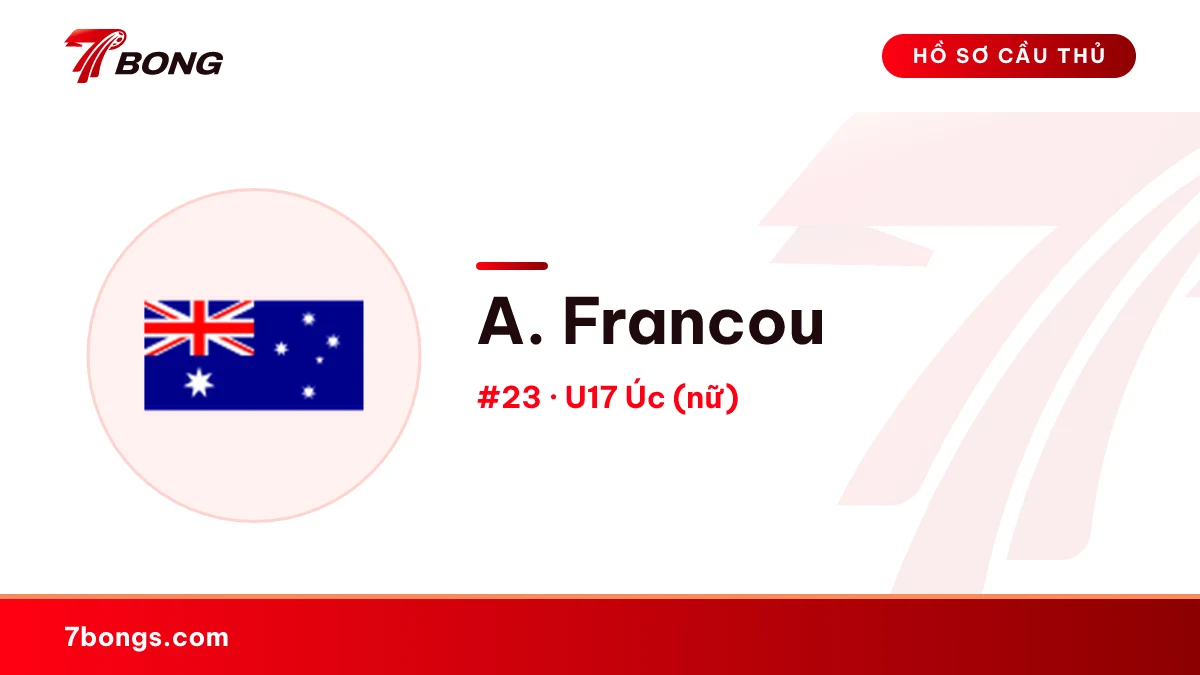 A. Francou — U17 Úc (nữ)