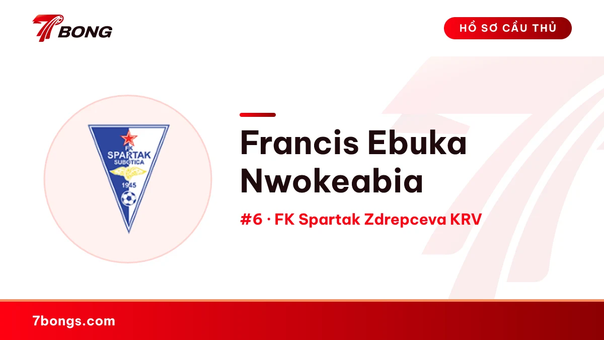 Francis Ebuka Nwokeabia — FK Spartak Zdrepceva KRV