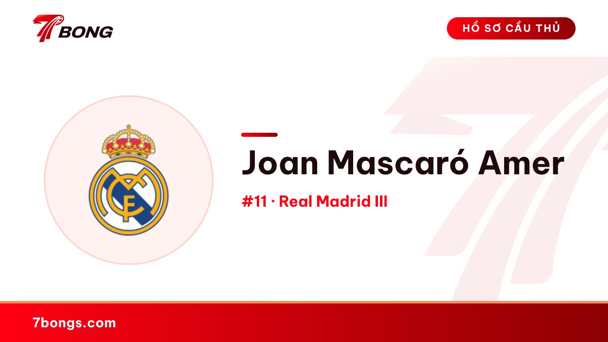 Joan Mascaró Amer — Real Madrid III