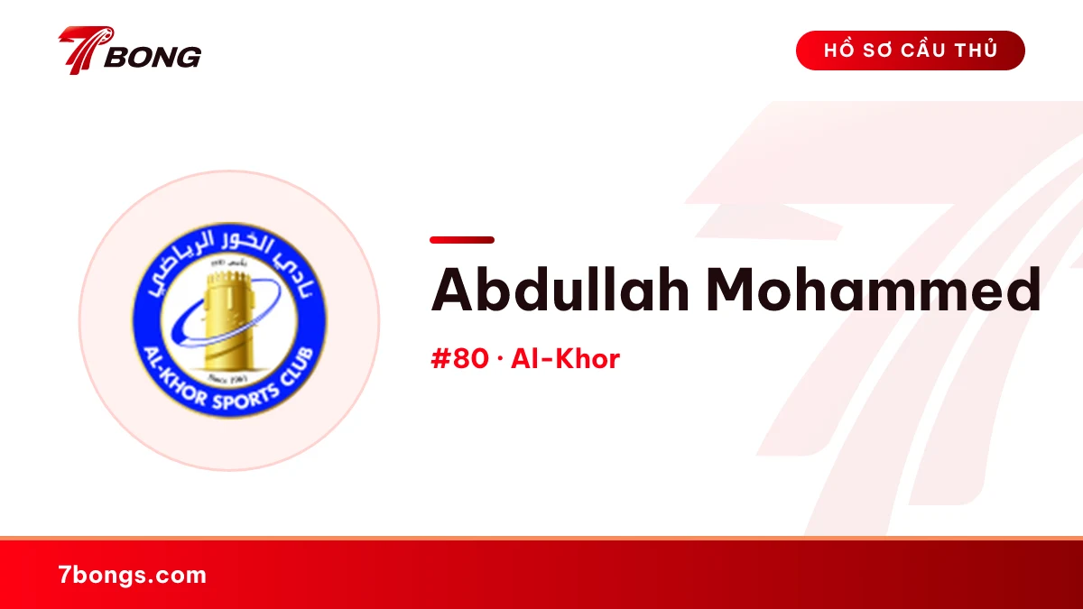 Abdullah Mohammed — Al-Khor