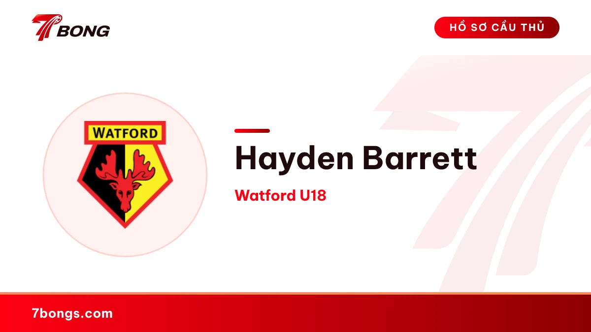 Hayden Barrett — Watford U18