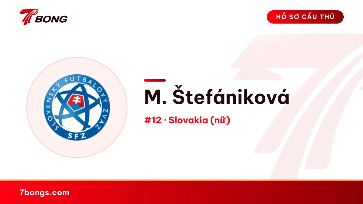 M. Štefániková — Slovakia (nữ)
