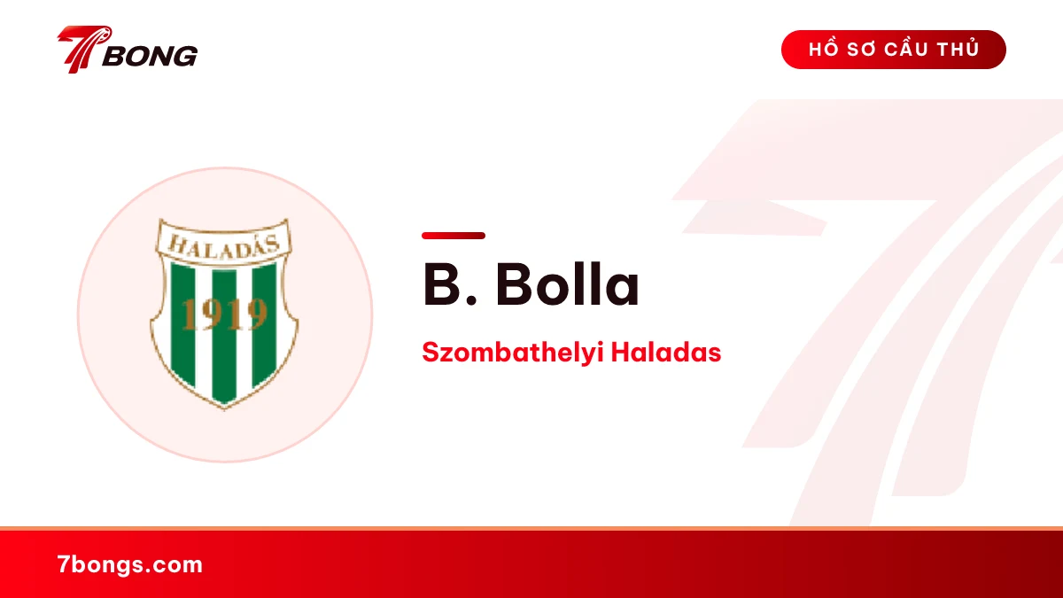 B. Bolla — Szombathelyi Haladas