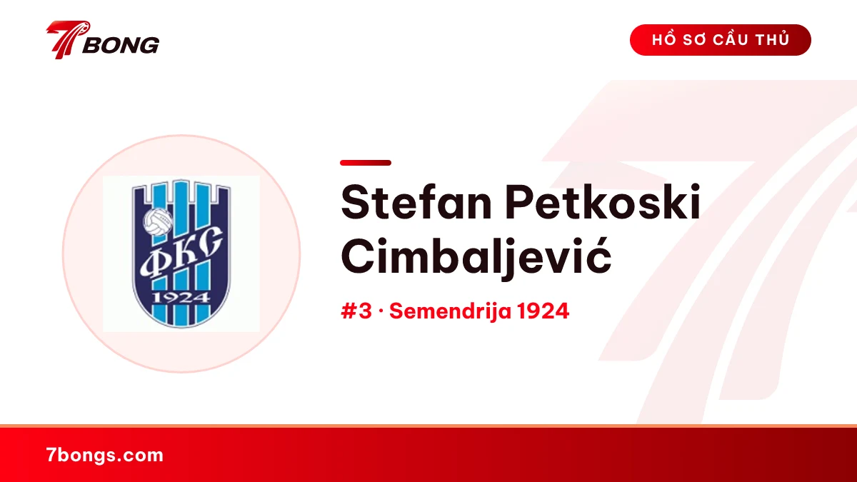 Stefan Petkoski Cimbaljević — Semendrija 1924